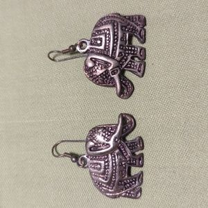 Vintage Elephant Earrings